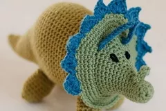 Tracy the Triceratops Free Crochet Pattern