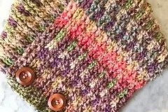 Reversible Brioche Crochet Neck Warmer