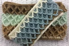 Diamond Crochet Cowl Free Pattern