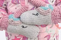 Unicorn Mittens Free Crochet Pattern