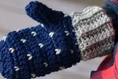 Snowfall Mittens Free Pattern