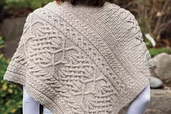 Lindisfarne Poncho Free Knitting Pattern