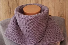 Snood easy rectangular Free Knitting Pattern