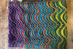 Show Off Chevron Cowl Free Knitting Pattern