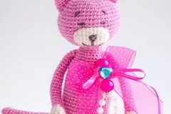 Pink cat Free Crochet Pattern