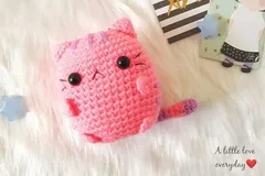 Pastel pusheen amigurumi Free Crochet Pattern