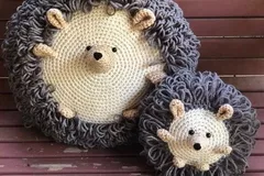 Hedgehog Pillow Crochet Pattern