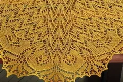 Golden Orchids Free Knitting Pattern