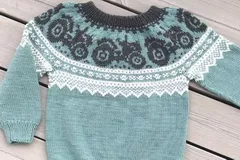 Traktorgenser Free Knitting Pattern