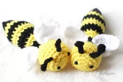 The Bee-utiful Bees Free Crochet Pattern