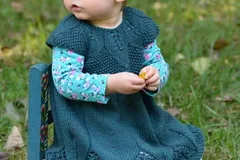 Eli Baby Knitted Baby Dress Free Knitting Pattern