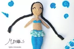 Mermaid doll transformation Free Crochet Pattern