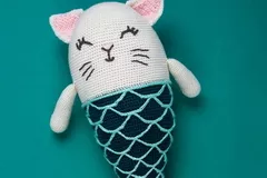 Catfish Purr-maid Free Crochet Pattern