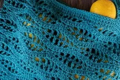 Wave Market Bag Free Crochet Pattern