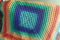 Basket blanket Free Crochet Pattern