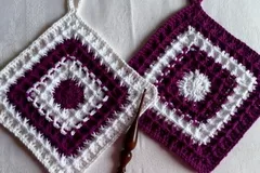 Squared Waffle Free Crochet Pattern