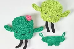 Prickles and Pear Cactus Toys Free Knitting Pattern