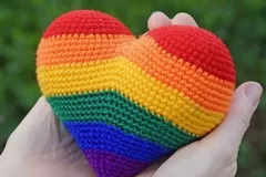 Rainbow Heart Crochet Pattern