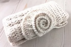 Ammonite Crochet Hook Roll