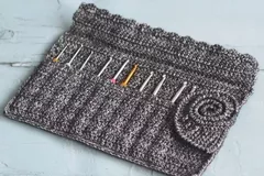 Ammonite Crochet Hook Roll pattern