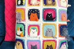 Many Cats Square Free Crochet Pattern