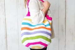 Beach Ball Crochet Bag Tote Paid Pattern