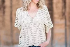 Saratoga Poncho Top Free Crochet Pattern