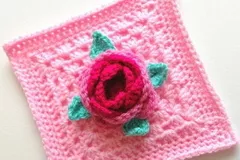 Rose Bud Free Crochet Pattern