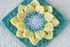 Forever Lace Crochet Block Free Crochet Pattern