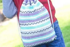 Zig Zag Bag Free Crochet Pattern