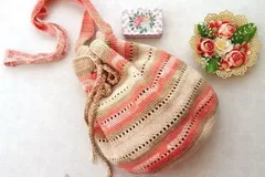 Seaside Handbag Crochet Free Pattern