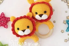 Leon Baby Rattle Free Crochet Pattern