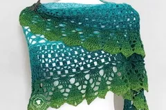 Marina Shawl Free Crochet Pattern