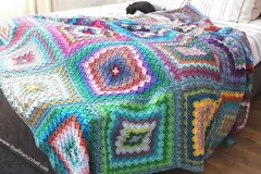 Bavarian Buster Blanket Free Crochet Pattern