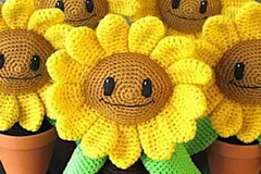 Happy Sunflower Amigurumi Free Crochet Pattern