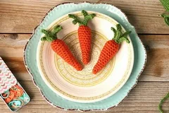 Cottage Garden Carrots Free Crochet Pattern