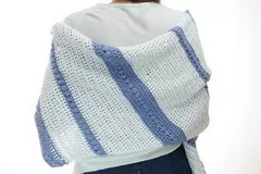 Poudreuse Wrap Free Crochet Pattern