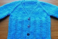 BEN Baby Cardigan Jacket Free Knitting Pattern