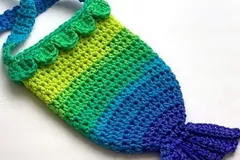 Mermaid Tail Purse Free Crochet Pattern