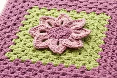 Water Lily Afghan Square Free Crochet Pattern