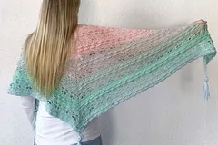 Jaycee Butterfly Shawl Free Crochet Pattern