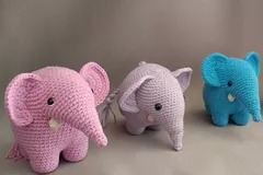 Gustav elephant Free Crochet Pattern