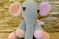 Beautiful Lady Elephant Free Crochet Pattern