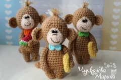 Monkey Amigurumi Free Crochet Pattern