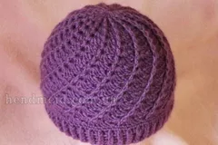 Slouchy Spiral Beanie Free Crochet Pattern