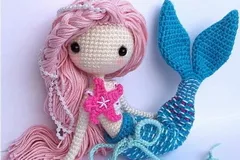 Amigurumi Mermaid Doll Crochet Pattern