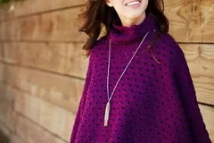 Perfectly Cowl Neck Poncho