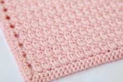 Crochet Cozy Clusters Baby Blanket Free Pattern and Video Tutorial