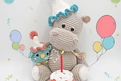 Hippo Amigurumi Free Crochet Pattern