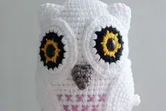 Snowy Baby Owl Amigurumi Free Crochet Pattern